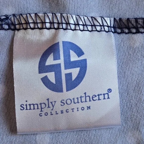 NWT Simply Southern Navy Polka Dot Robe Kimono--One Size - Picture 5 of 10